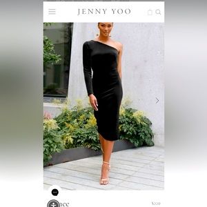 Jenny Yoo Black Aimee dress NWT